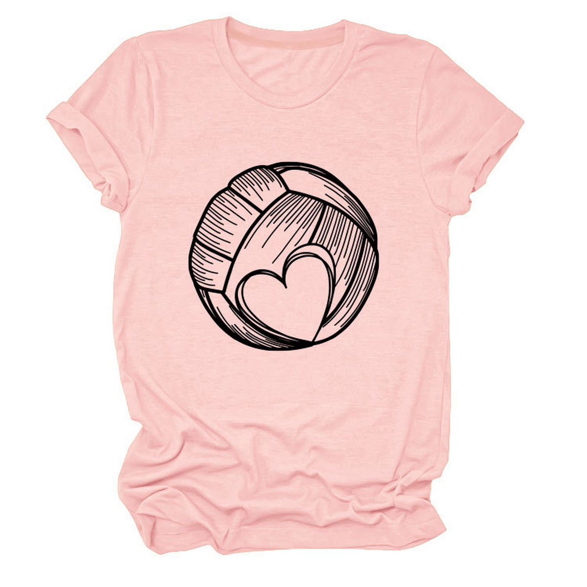 Love Football T-Shirt ? Casual Plus Size Top