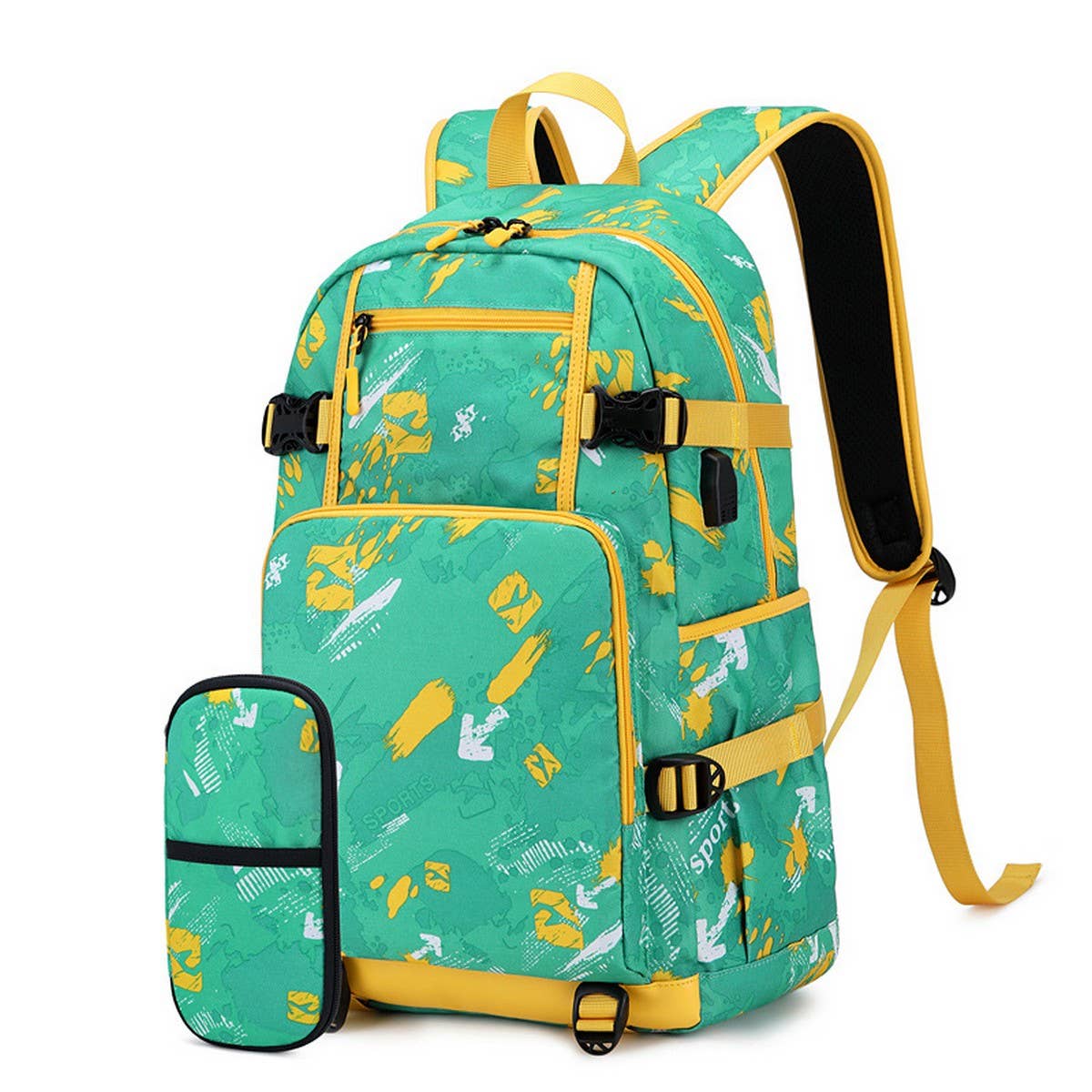 Boys??Backpacks for School, 2-Piece Print Set_CWAB5469