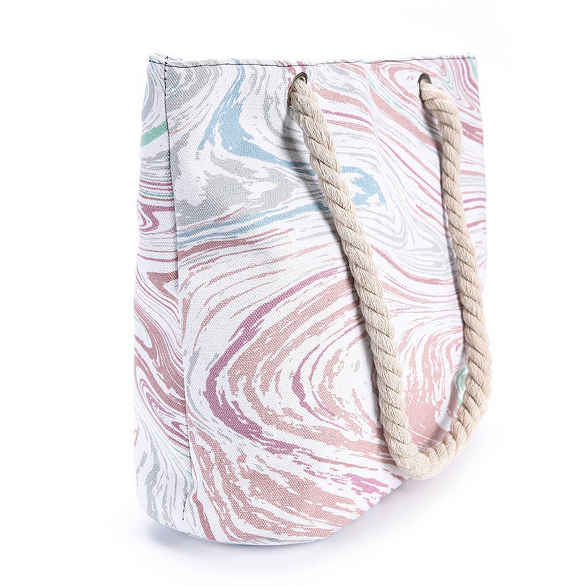 SIMPLE WHITE PAINTED PRINTED SHOULDER BAG_CUAB0230