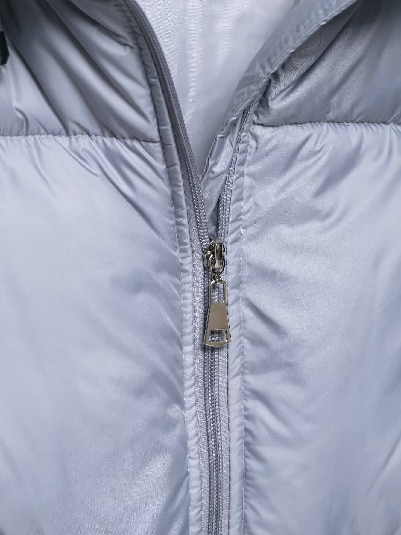 Sleeveless loose casual hooded vest jacket