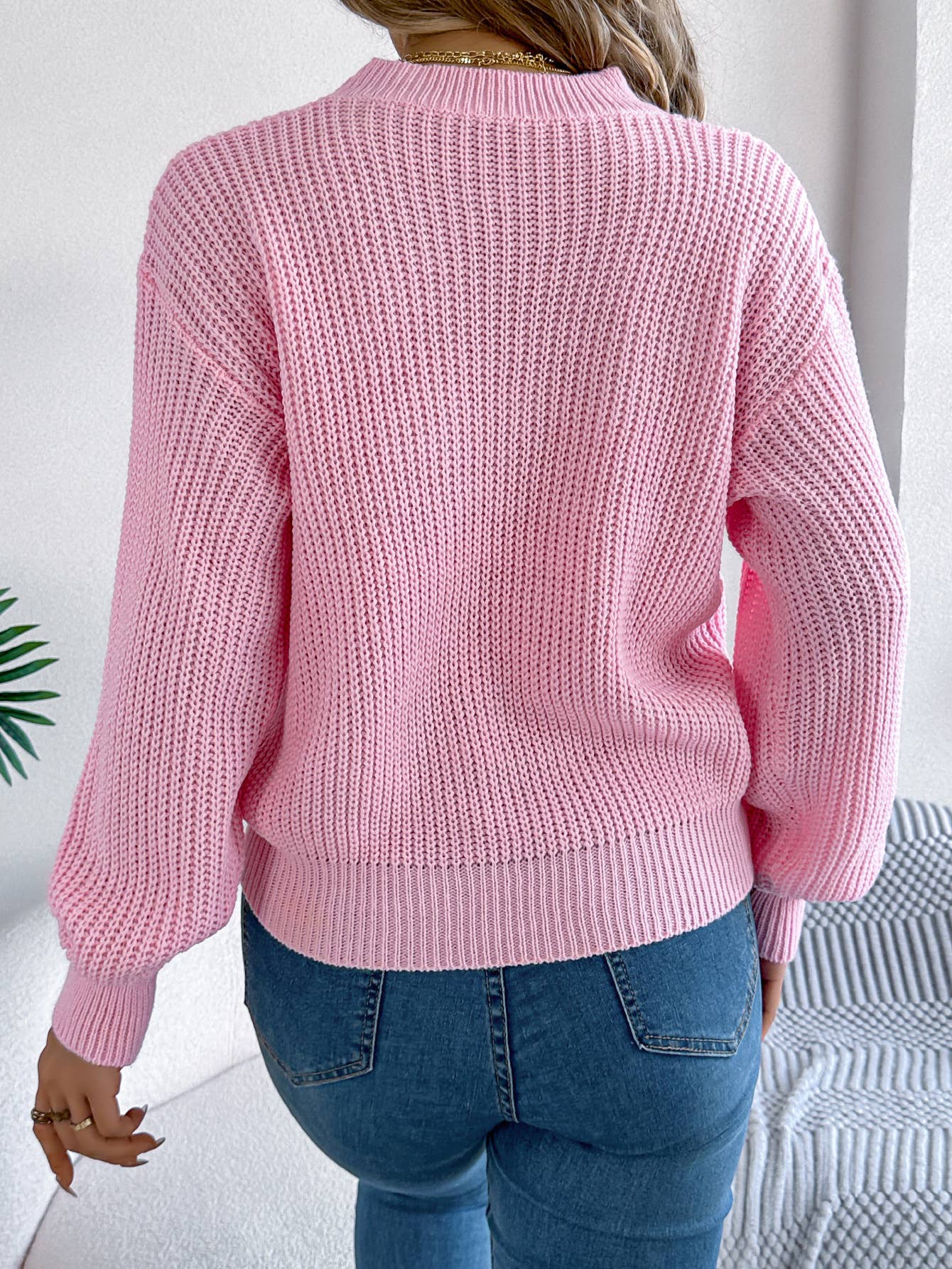 VALENTINE'S DAY LOVE LONG-SLEEVED PULLOVER