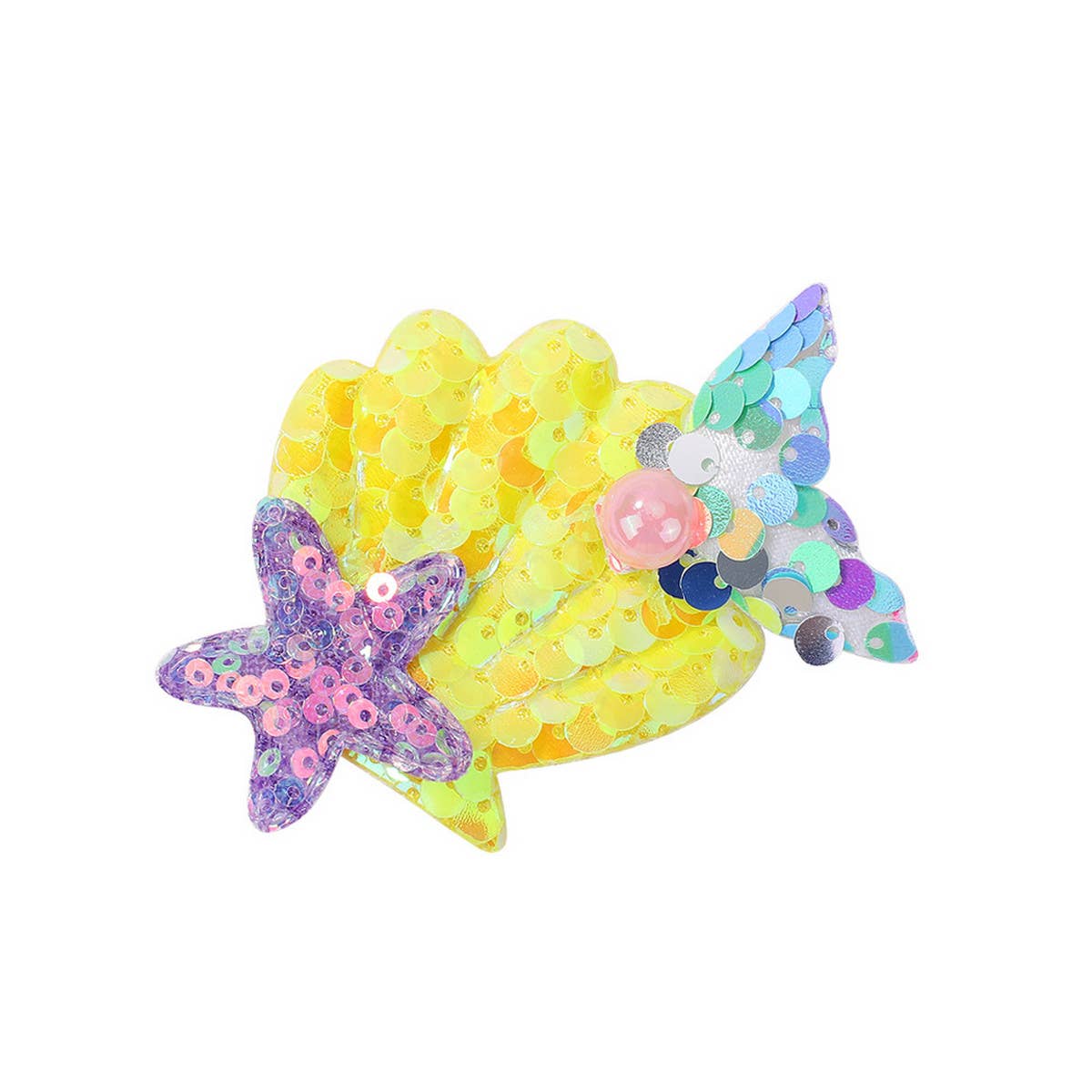 CHILDREN'S SHELL PEARL MERMAID HAIRPIN