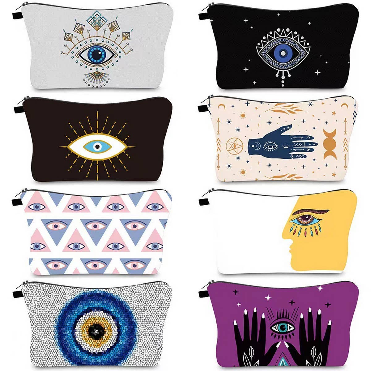 TRAVEL DEVIL'S EYE PRINT COSMETIC BAG_CWAB2252