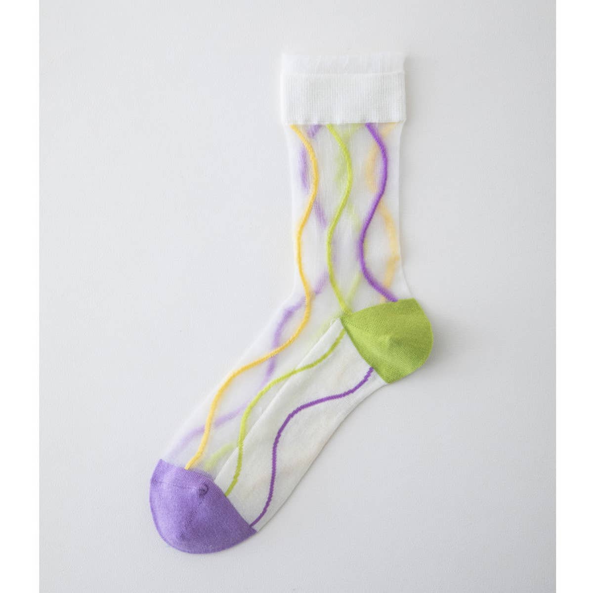 2024 NEW TRANSPARENT GLASS SILK FLOWER SOCKS_CWMS0546