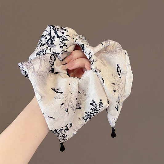 TEMPERAMENT INK PRINT HAIR ROPE HEADBAND HEADDRESS