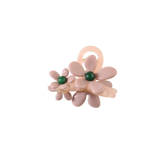 Fashion flower hair clip with duck beak hair clip