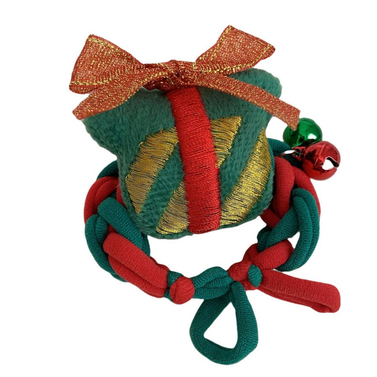 CWAHA07723_CHRISTMAS GINGERBREAD SANTA REINDEER HAIR TIE