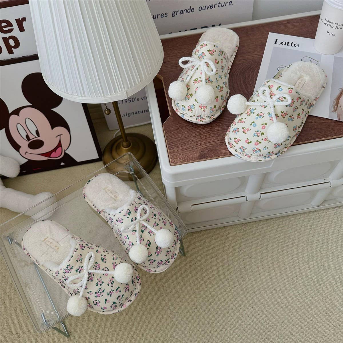 NEW STYLE PLUSH HOME WARM THICK-SOLED SLIPPERS_CWMM2984