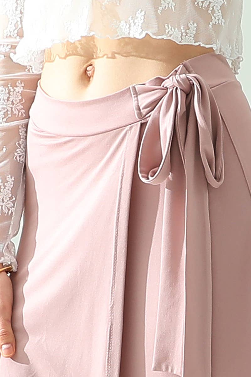 CWBLS117-P_High Waisted Maxi Wrap Skirts with Slit