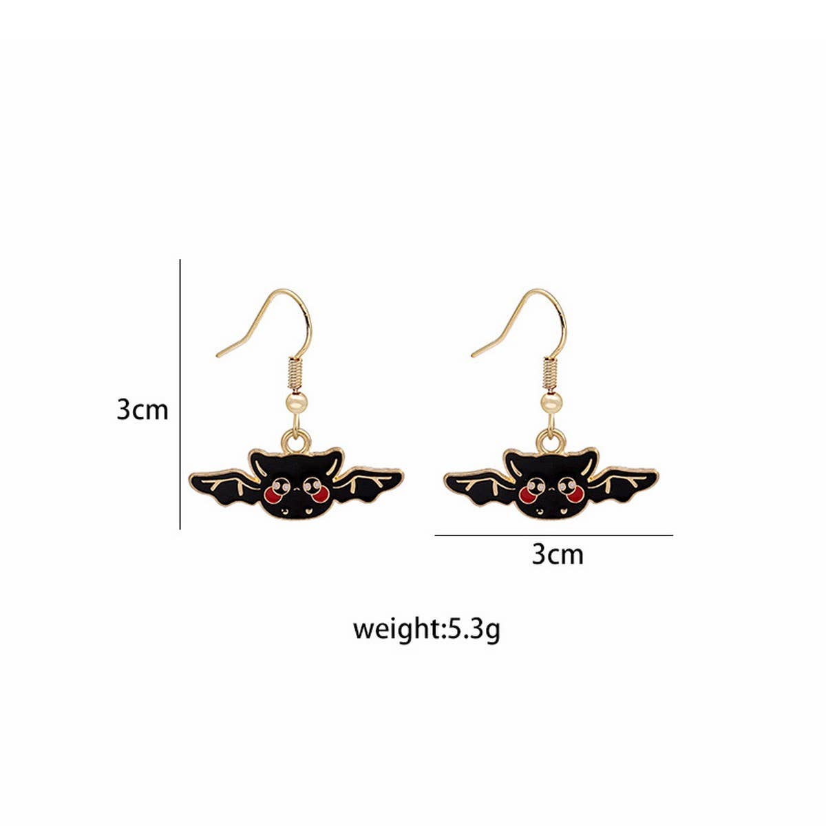 HALLOWEEN DARK OWL EARRINGS
