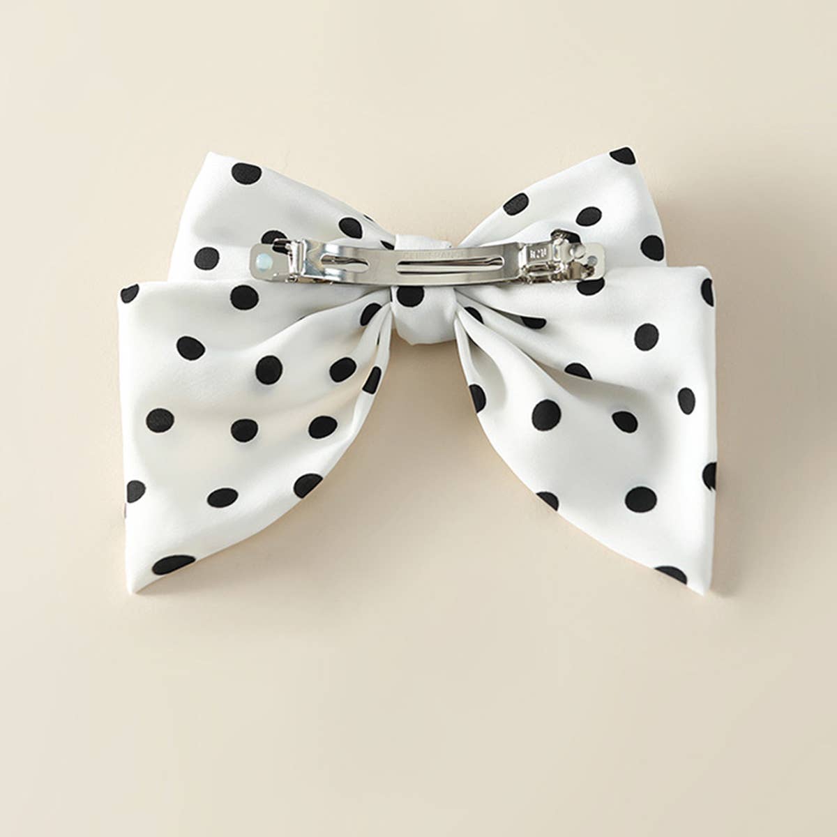 FASHIONABLE POLKA DOT HANDMADE BOW HAIRPIN