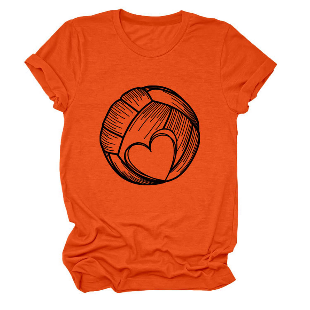 Love Football T-Shirt ? Casual Plus Size Top