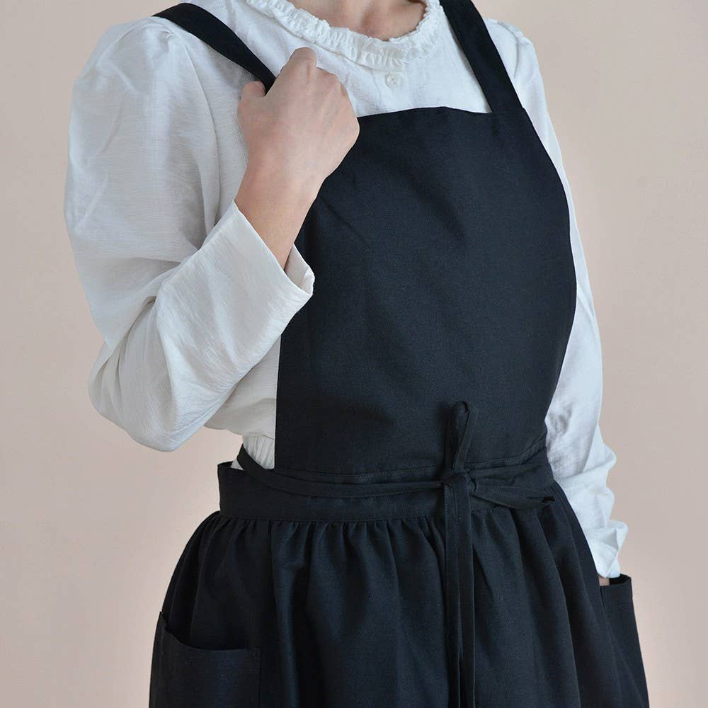 Waterproof cotton linen apron Aprons with pocket