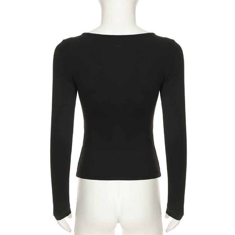 Vintage rose floral print lace patchwork T-shirt