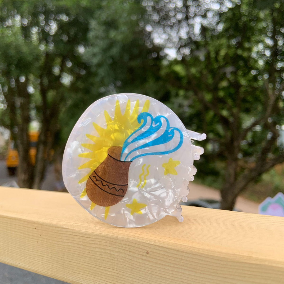 Star Sign Claw Clip ??Acrylic Cute Hair Accessor_CWAHA2141