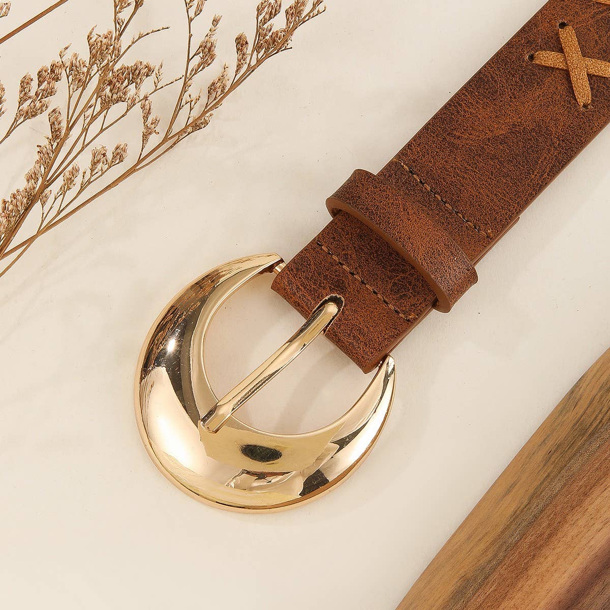 VINTAGE DISTRESSED HAND-WOVEN BELT