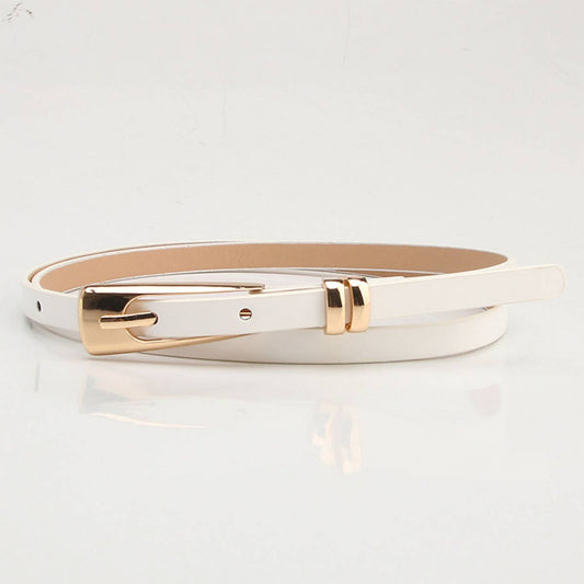Leopard-print alloy pin buckle fashionable belt