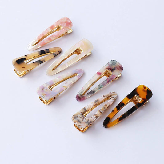 Water drop temperament simple bangs hairpin