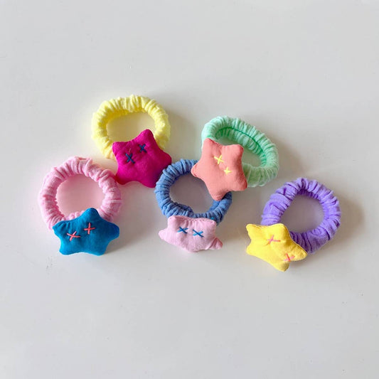 CHILDREN'S CUTE STAR FLOWER HAIR TIE_CWAHA1815