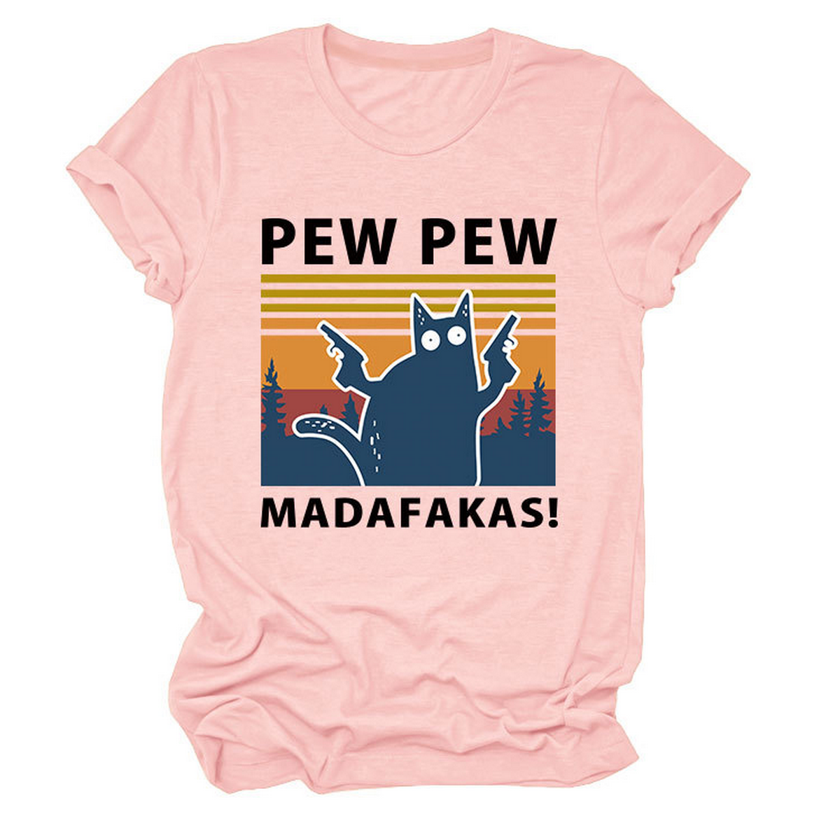 Ladies' Summer Tee, Casual Loose Fit T-Shirt_CWTTS1492