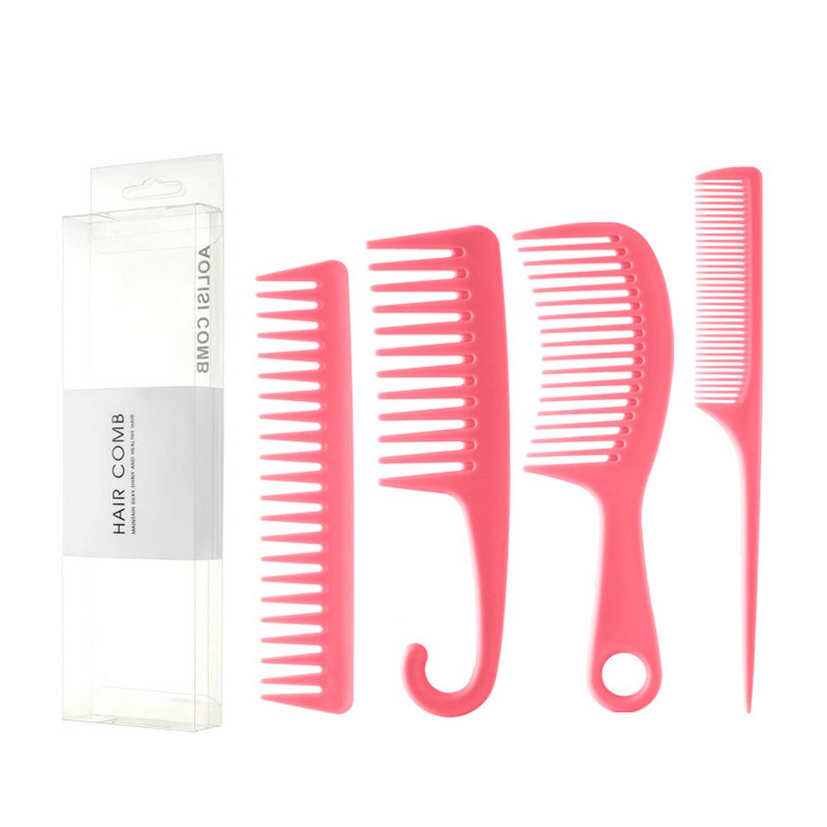 HOOK COMB WIDE TOOTH COMB SET