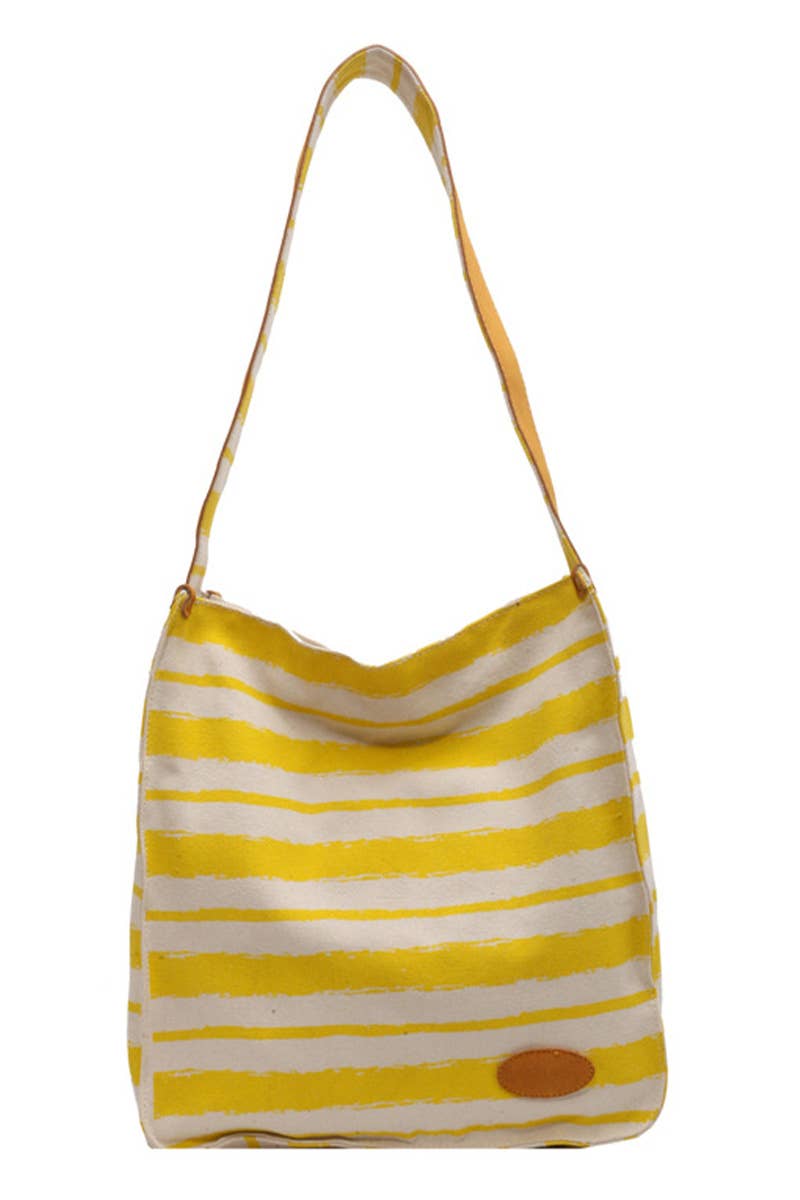 STRIPE PATTERN CASUAL SHOULDER BAG_CWAB0512