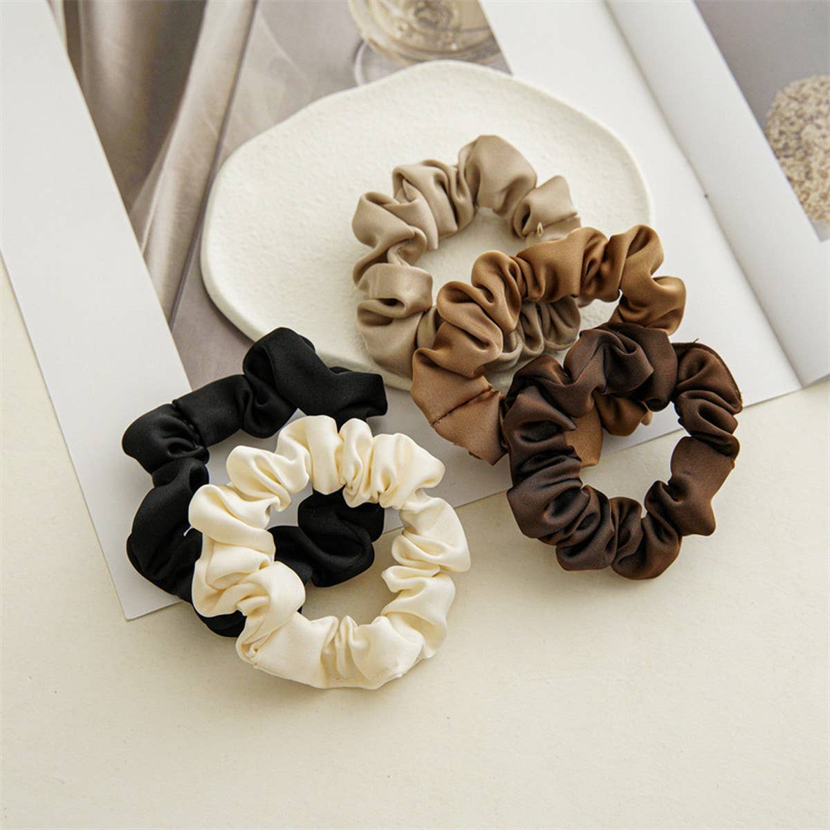 SATIN HAIRBAND HAIR ACCESSORIES ALL-MATCH HAIRBAND
