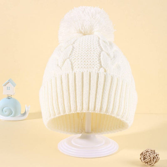2024 NEW CHILDREN'S SINGLE BALL TWIST KNITTED HAT_CWAH1741