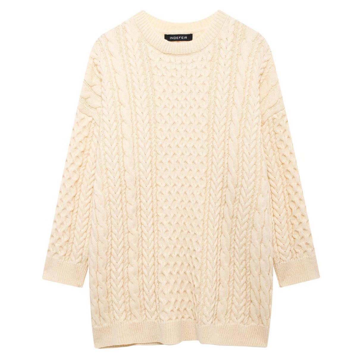 TWIST THICK VINTAGE PULLOVER CREWNECK SWEATER