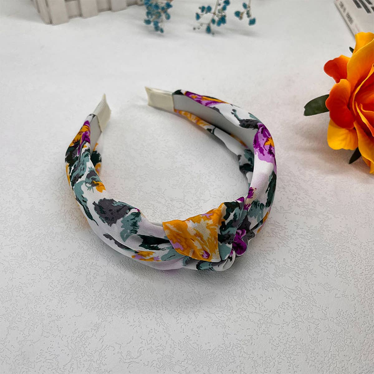 RETRO INK-SPLASHED FLOWER HEADBAND_CWAHA2584