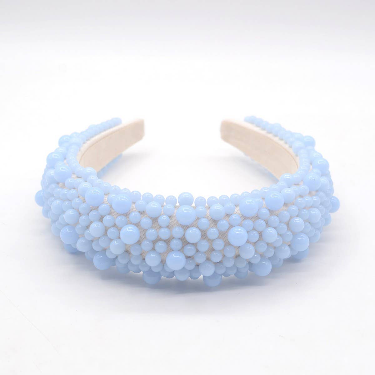 WOMAN FASHION HANDMADE PEARL HAIR HOOP_CWAHA0354