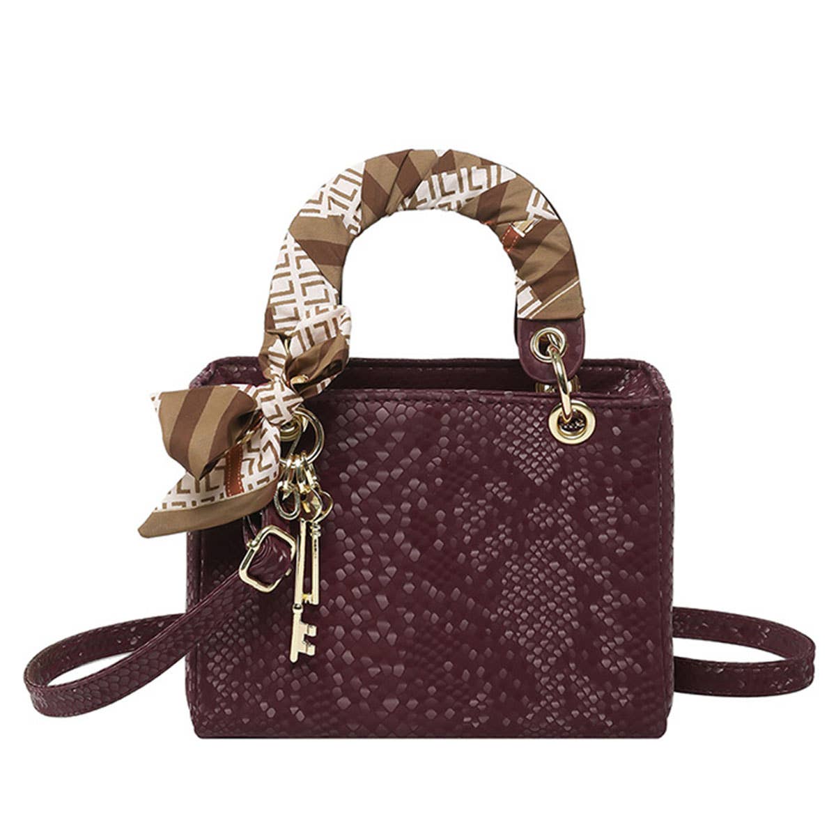 Retro handbag single-shoulder toffee bag