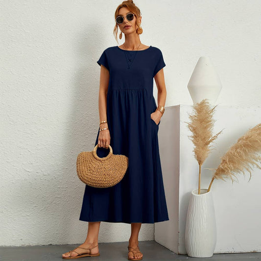 STYLISH AND ELEGANT LONG CASUAL DRESS