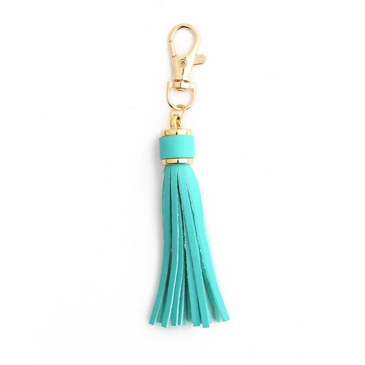 Leather Fringe Keychain, PU Tassel Bag Charm_CWAB5008