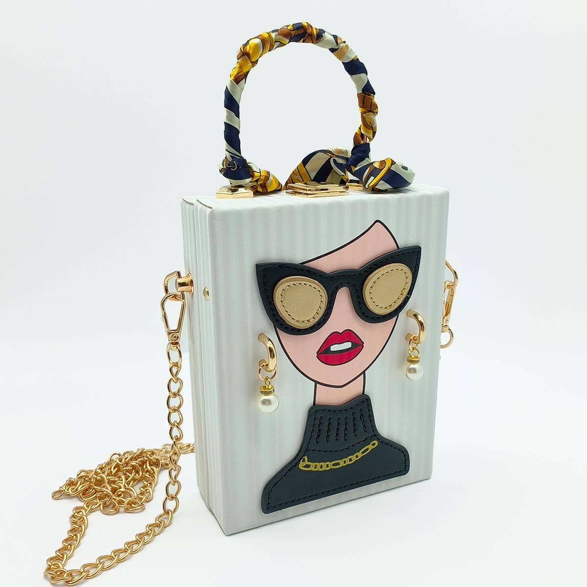 RETRO BEAUTY PATTERN CROSSBODY BAG_CWAB0986