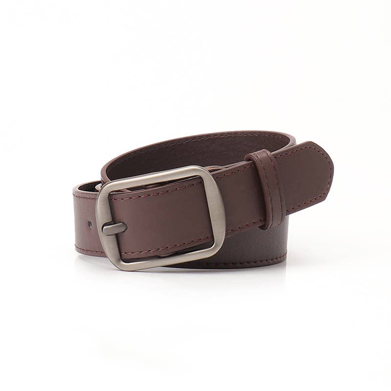 Fashionable simple and casual needle-buckle belt