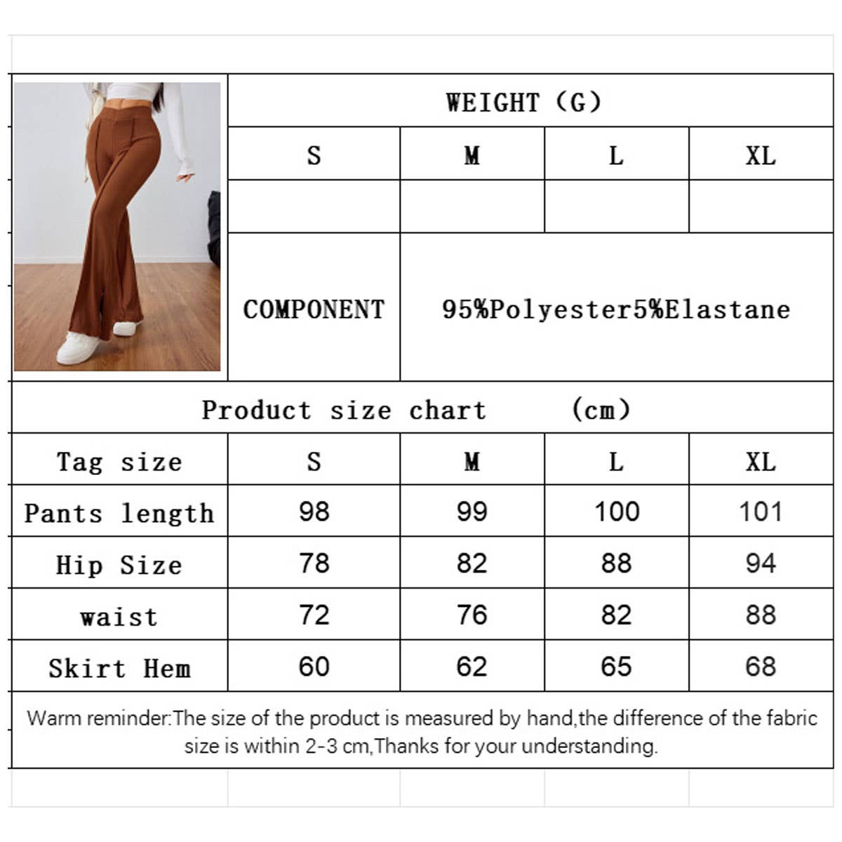 CASUAL ELASTIC-WAIST SLIMMING WIDE-LEG PANTS