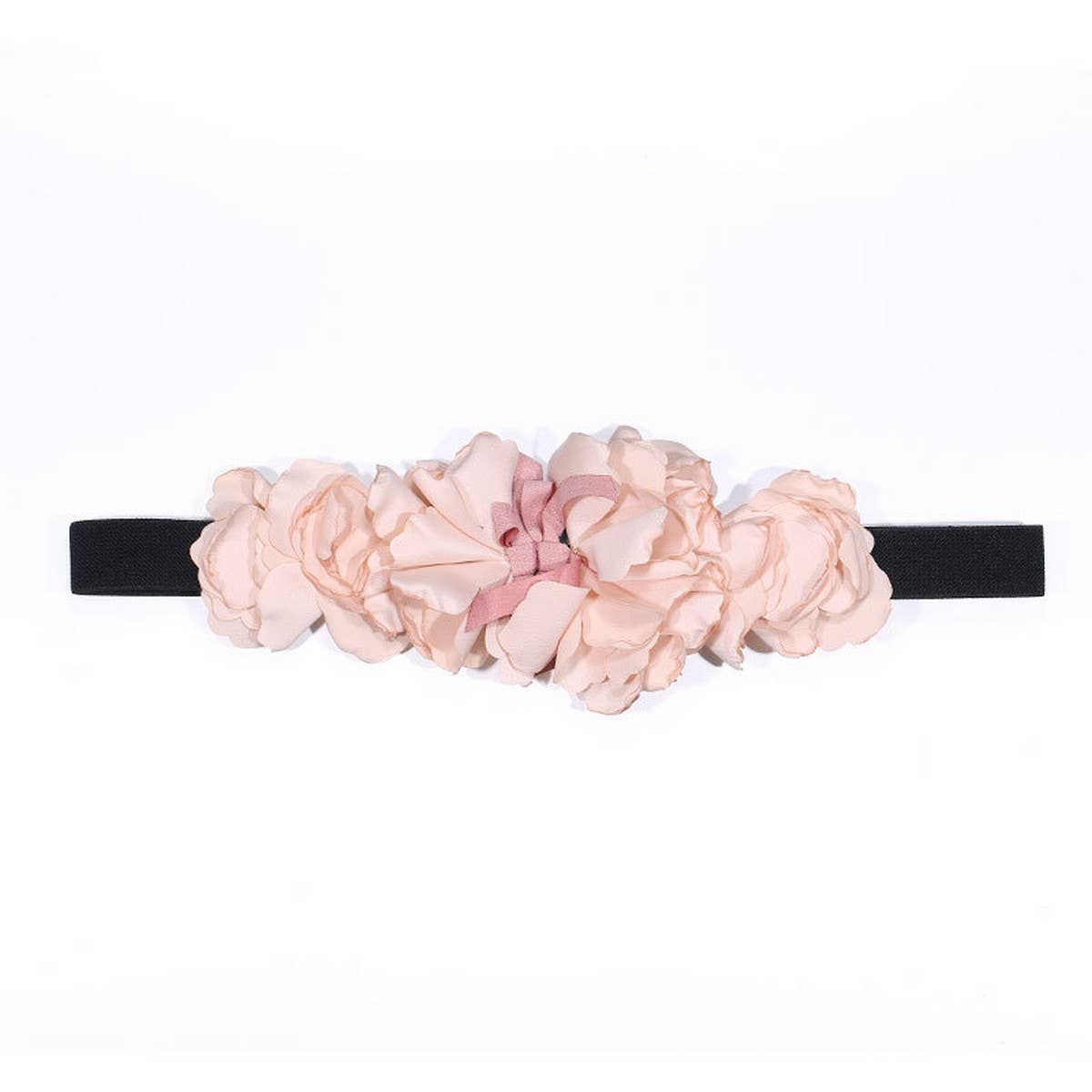 Boho Floral Elastic Waist Belt for Dresses_CWMM6407