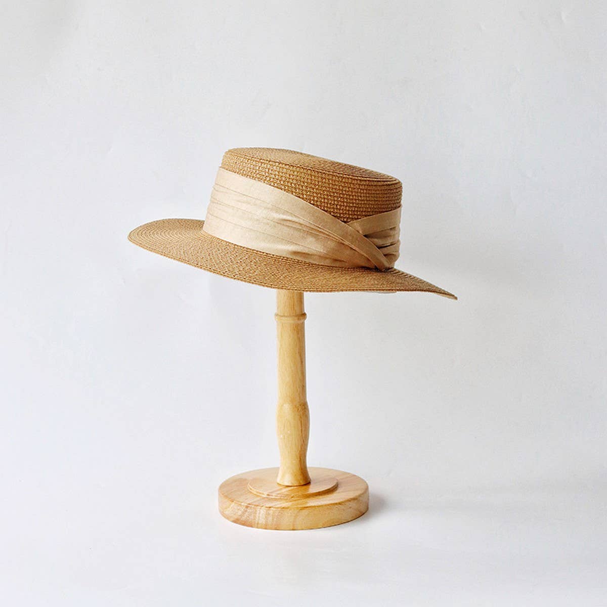 Summer Fashion Flat Top Sun Protection Straw Hat_CWAH3501