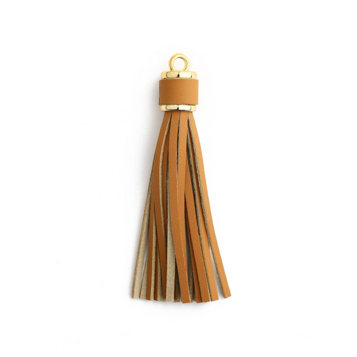 Leather Fringe Keychain, PU Tassel Bag Charm_CWAB5007