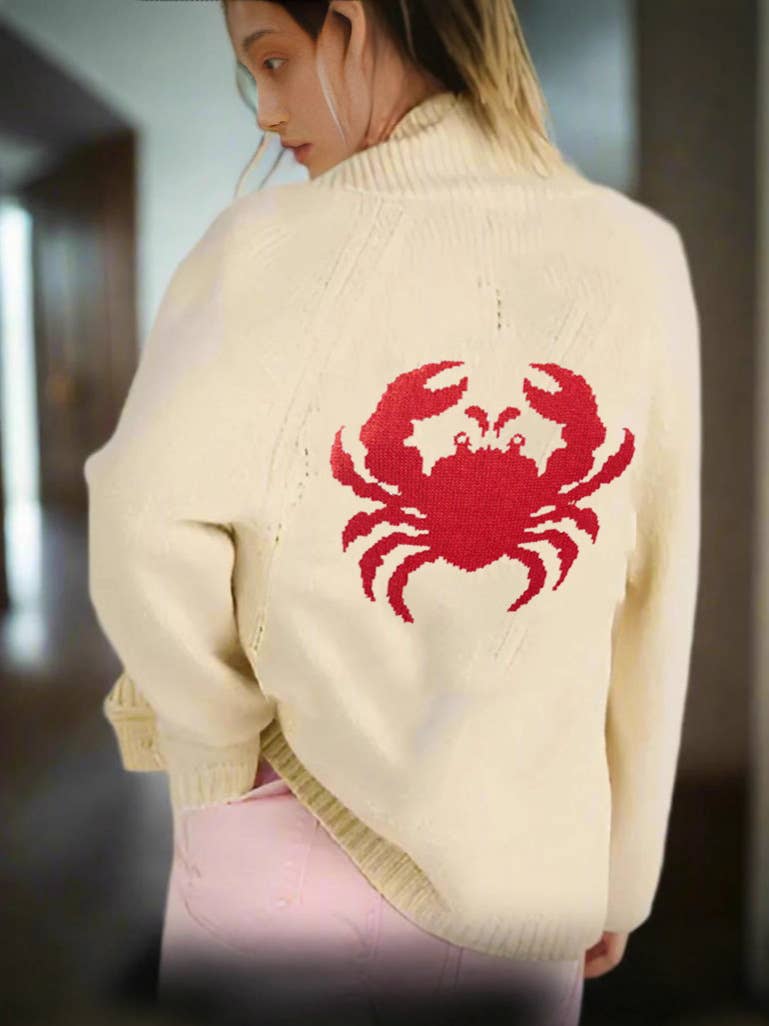 Everyday casual knitted long-sleeved cardigan