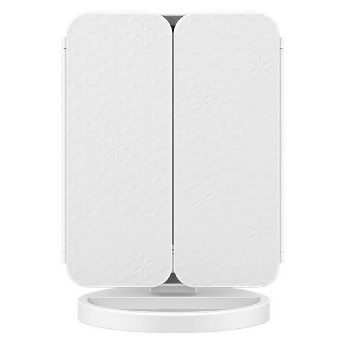 SHELL FLIP TRI-FOLD MIRROR FILLLIGHT DRESSINGMIRROR