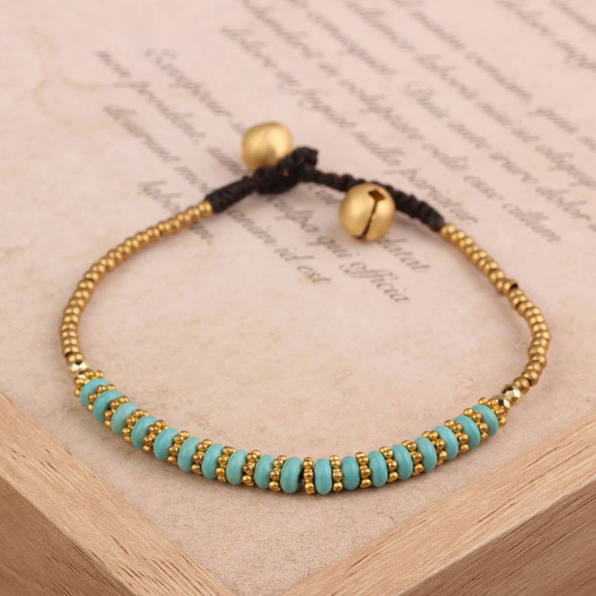 HANDMADE VINTAGE SIMPLE BEADED BRAIDED BRACELET