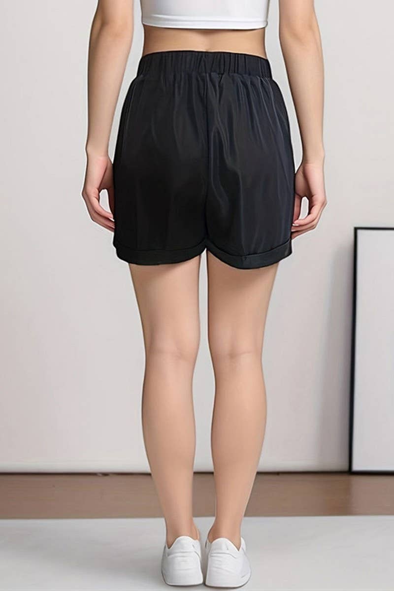 CWBSP0498_SUMMER HIGH WAIST CASUAL SPORTS SHORTS