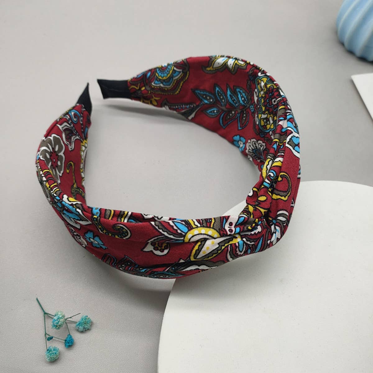 VINTAGE FABRIC CASHEW PRINT HEADBAND