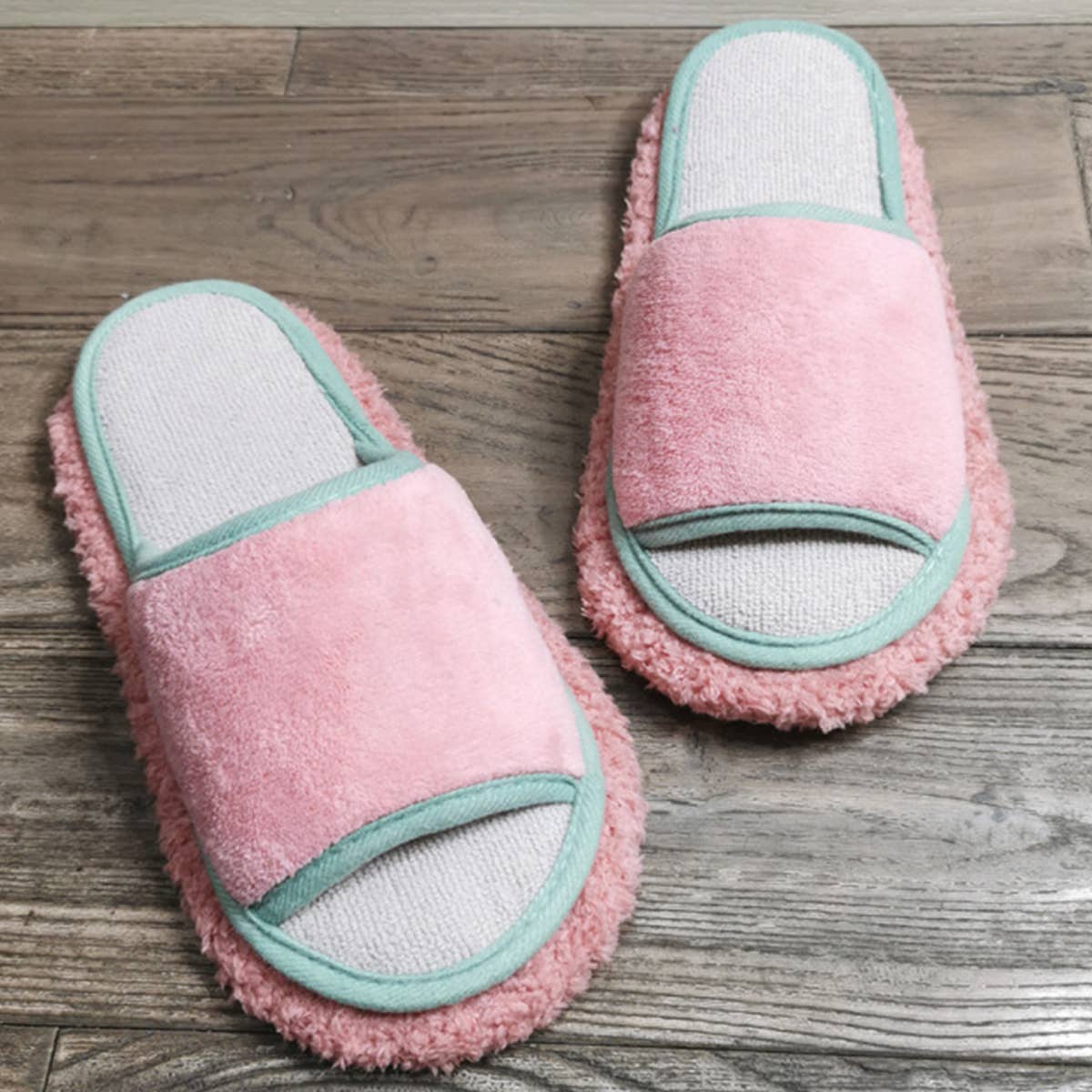 WASHABLE FUNNY MOP SHOES DUSTING CLEANING SLIPPER