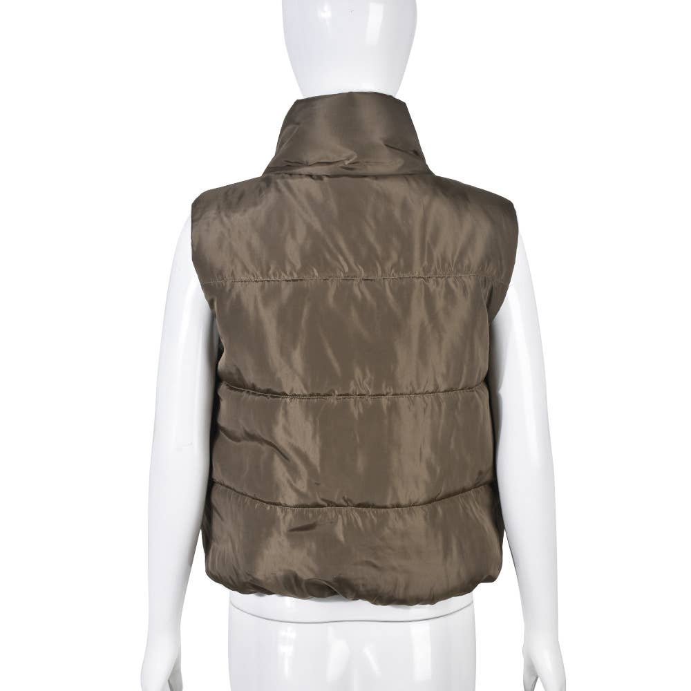 TEMPERAMENT CASUAL WARM COTTON-PADDED POCKET VEST