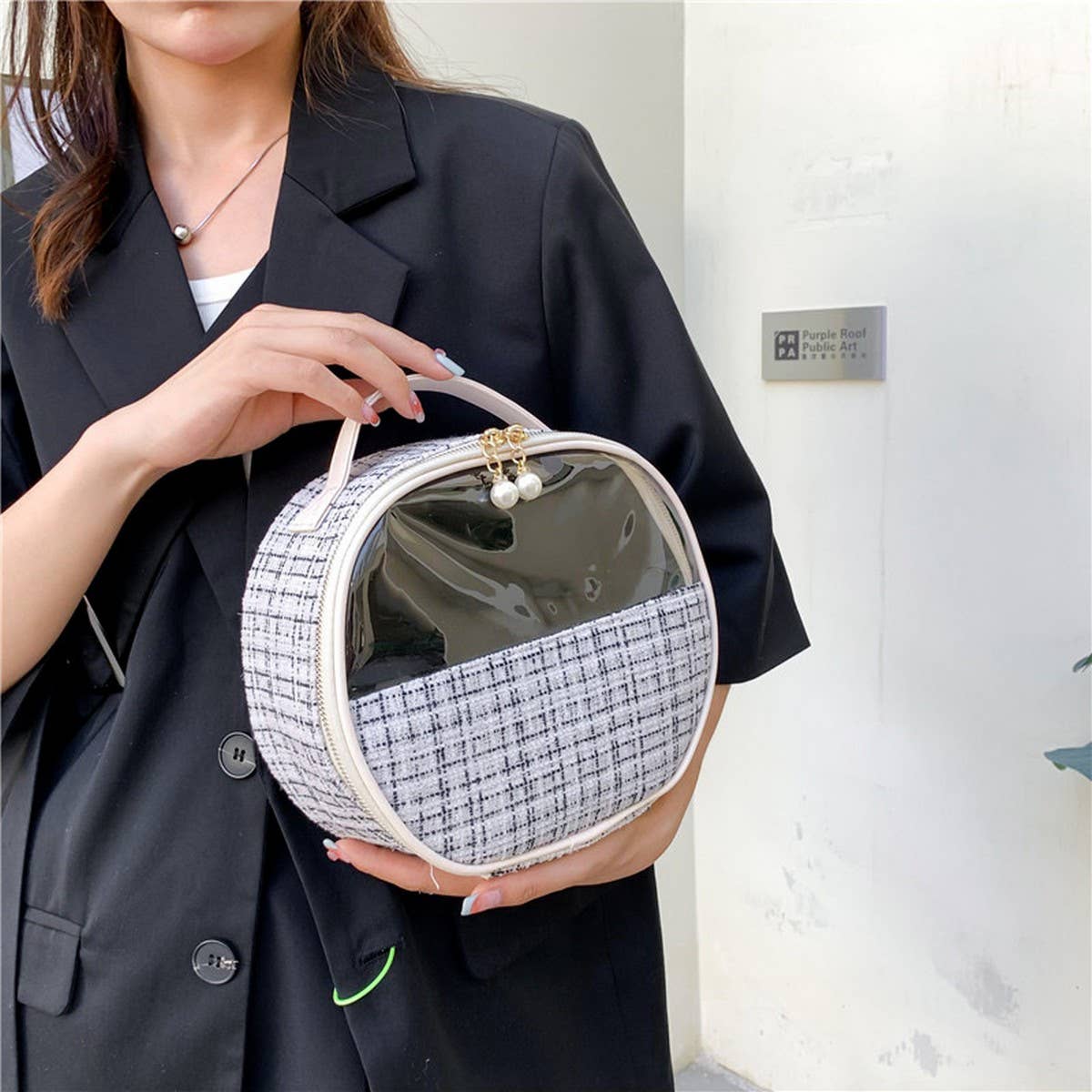 NEW FASHION ROUND LARGE CAPACITY COSMETIC BAG_CWAB4451