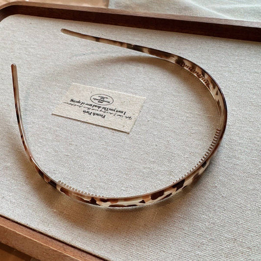 LEOPARD PRINT CLASSIC RETRO FRENCH HEADBAND