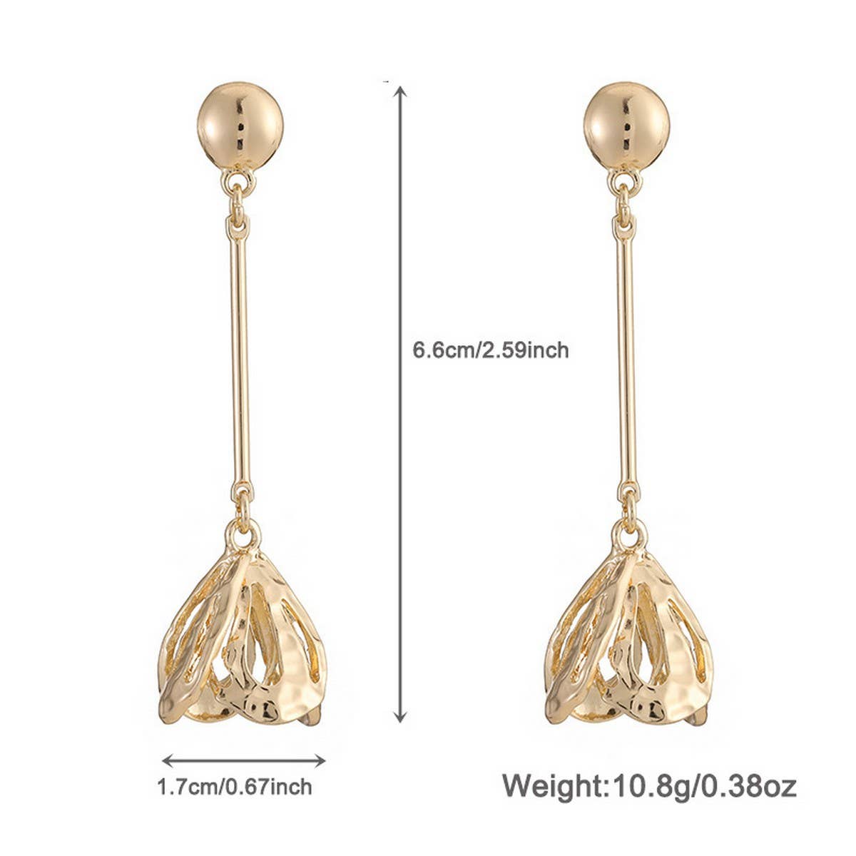 FASHION METAL FLOWER STACKING NECKLACE EARRING SET_CWAJE2849